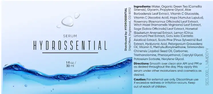 neotonics Hydrossential Label